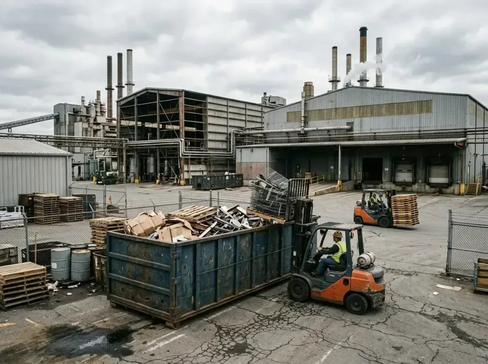 industrial-factory-scrap-conta-003 — frequently asked questions, Cheap Roll-off Dumpster Rentals in Saline, MI